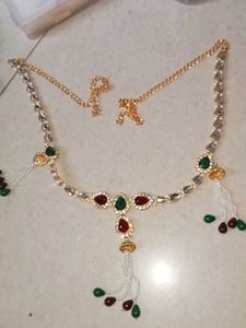Elegant Kundan & Pearl Kamarbandh