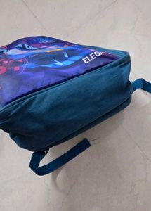 Blue Backpack with Zippers