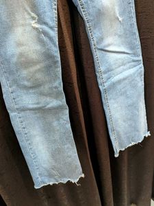 High Waisted Ripped Jeans