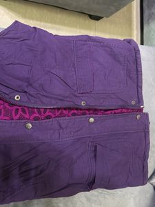 Purple Reversible Vest