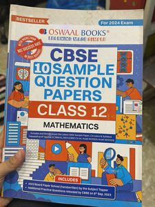CBSE Class 12 Mathematics Sample Papers