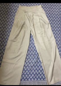 Wide Leg Neutral Toned Pants