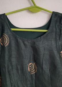 Dark Green Dress