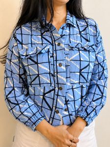 💙 Blue Printed Shirt / Shacket 💙