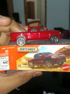 Red Diecast Pickup Truck Toy