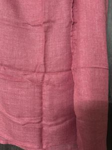 Elegant Pink stole with White Border
