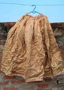 Golden Heavy Gher Skirt
