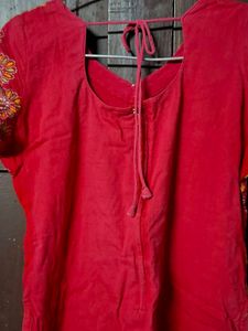 Vibrant Embroidered Kurta