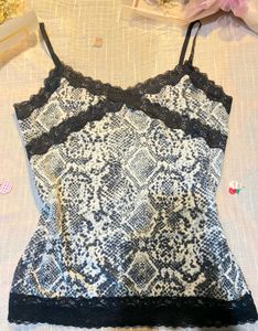Camisole  Top with Lace Trim