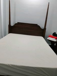Elegant Four-Poster Bed Frame