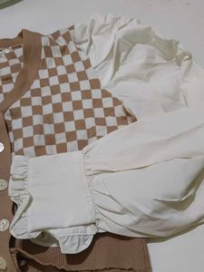 Checkerboard Cardigan