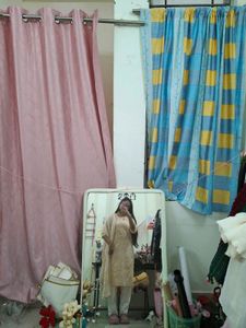 beige kurti set🫶