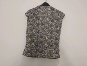 MANGO pasley cap sleeve top
