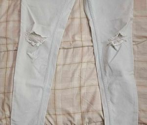 Light Blue Distressed Jeans