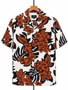 Men's Tropical Floral Print Shirt