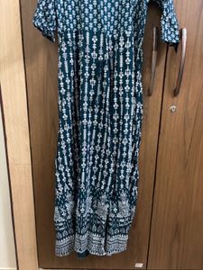 Elegant Teal Embroidered Kurta