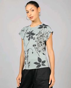 Shein Floral Print Tee top