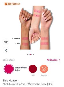 Blue heaven lip tint