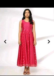 NEWAVAASAPink Ethnic Gown with Jacket