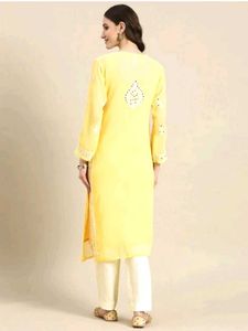 Elegant Yellow Kurta
