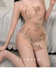 Sheer Butterfly Lingerie Set