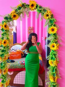 Green Fishcut Dress