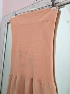Clovia Saree Shapewear with Side Slit in Nude