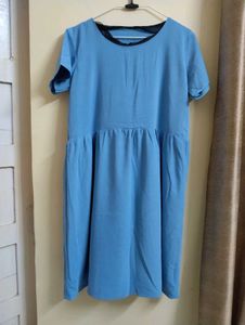 Sky Blue Casual Dress