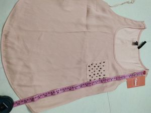 Peach Shiny Tank Top - 32