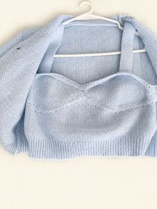 Two Piece Knit Cardigan