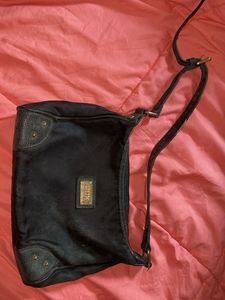 Black Handbag with Adjustable Strap