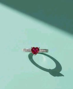 Heart Cut Gemstone Ring