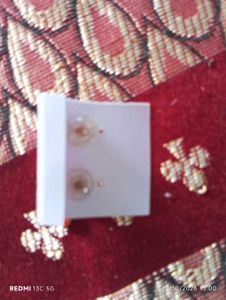 Sparkling Orange Fashion Earrings