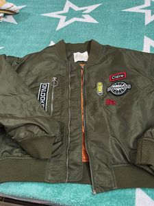 Olive Green Bomber Jacket