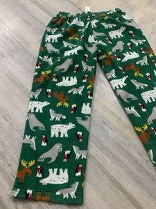 Cozy Fleece Animal Print Pajama Pants
