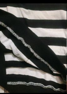 Zebra stripe crop top