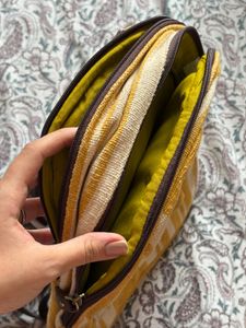 Maisha by Esha Striped Canvas Backpack