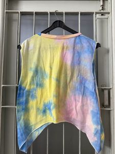 Tie-Dye Graphic Crop Top