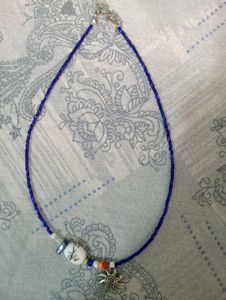 Boho Beaded Sun Charm Necklace