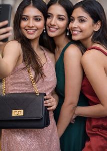 Stylish Black Shoulder Bag