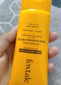 Foxtale Golden Hour Glow Sunscreen SPF 50