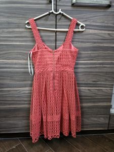 !price drop! Coral Lace Mini Dress
