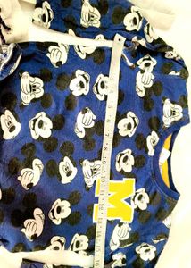 Very Cute Mickey Mouse Top With Dungree