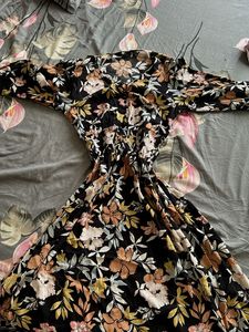 Floral Print Midi Dress