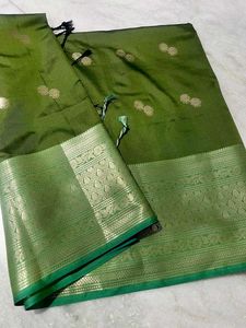 Trendy Soft Silk Allover Booti Saree