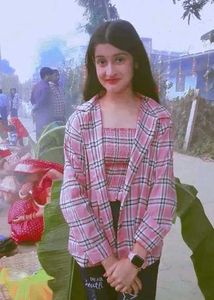 Pink Plaid Layered Top