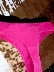 French Connection Pink Thong Underwear