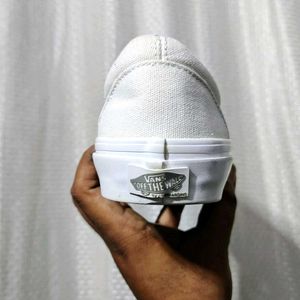 Classic White Vans Slip-Ons