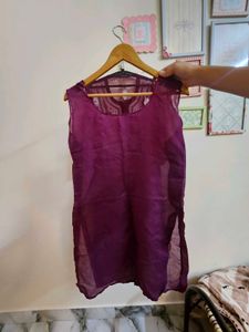 Elegant Embroidered Georgette Kurta