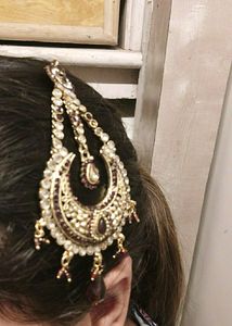 Wine Color Hair Accessories(mirza)